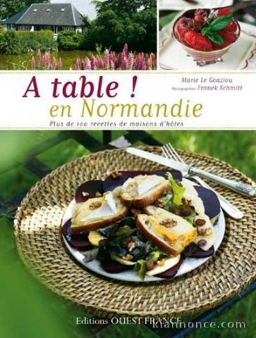 " A table en Normandie " un livre à déguster !