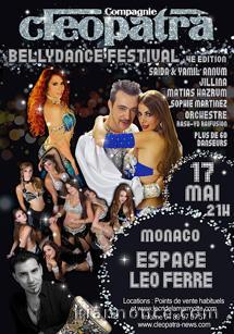 Cleopatra Bellydance Festival à Monaco le 17 Mai 2014