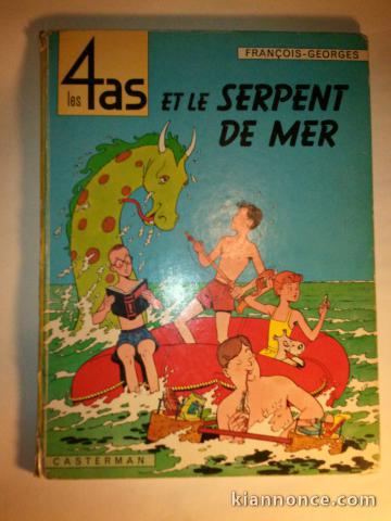 BD "les4 as et le serpent de mer" 1964