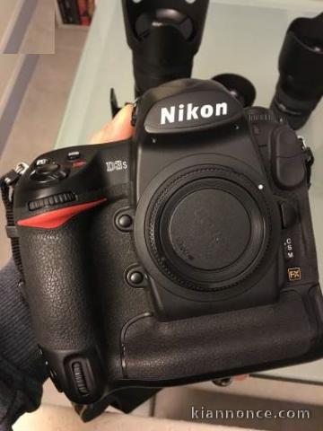 Boîtier Nikon D3S quasi neuf