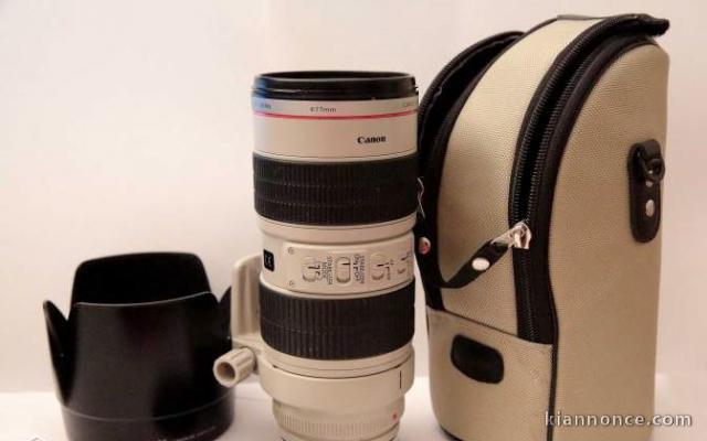 Objectif canon 70/200mm F2,8 L IS USM