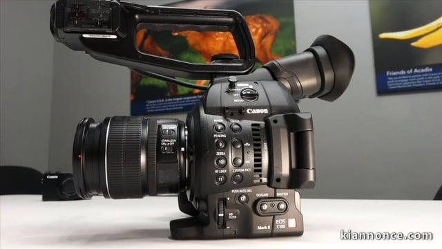 Pack camera CANON EOS c100 + optiques + micro hf +