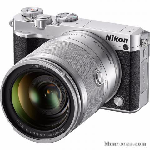 Nikon 1 J5 20.8 MP Digital Camera w/ 10-100mm f4.0-5.6 VR Lens (2