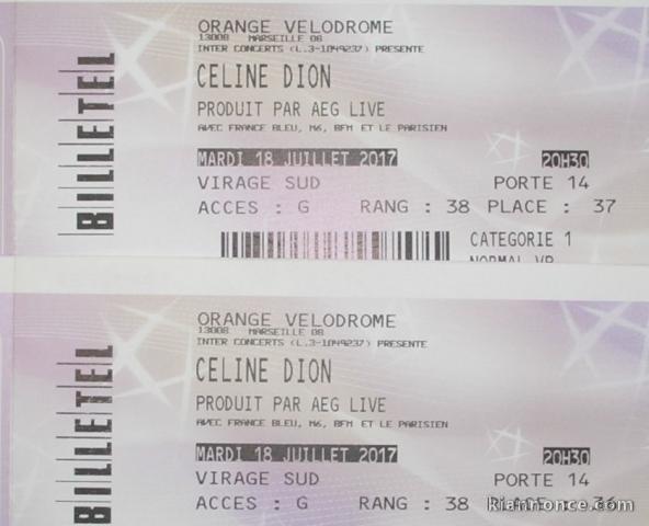 CONCERT CÉLINE DION LIVE 2017 À MARSEILLE ORANGE VÉLODROME