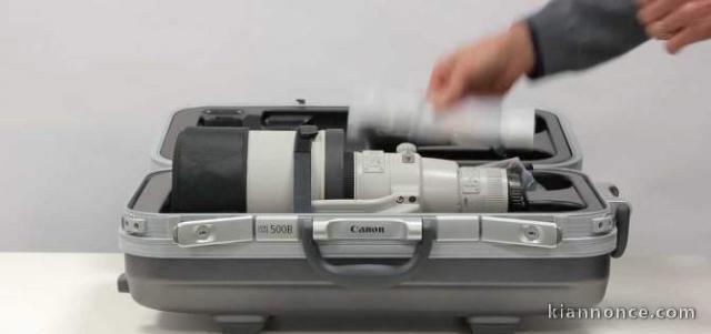 Téléobjectif Canon EF 500 mm L f/4 USM IS II 