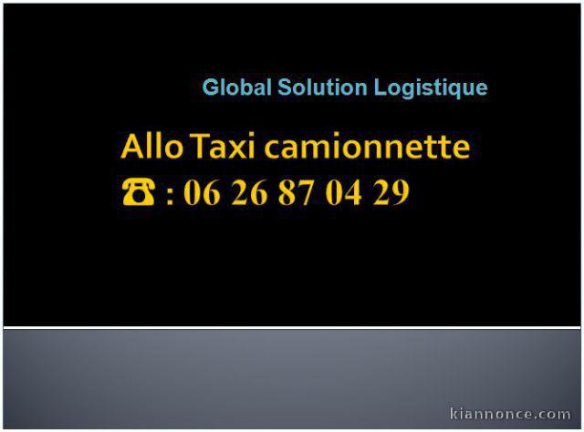 taxi camionnette Paris 0626870429