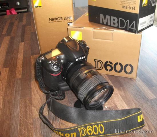 Nikon D600 sous garantie