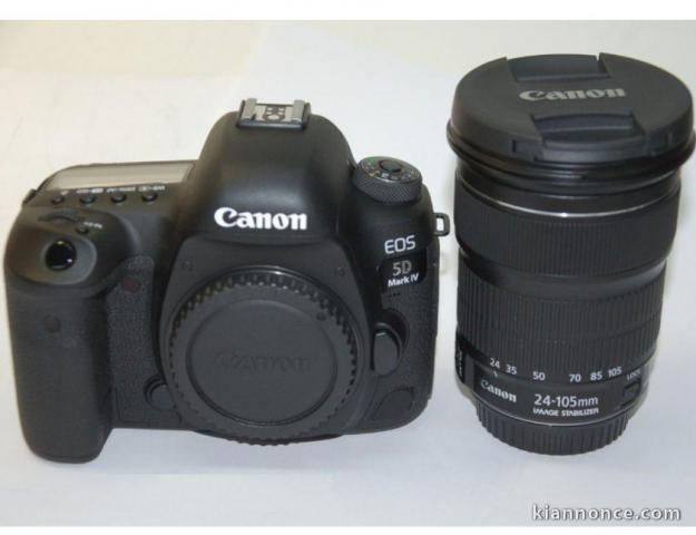 KIT Canon EOS 5D Mark IV + Objectif 24-105mm IS STM