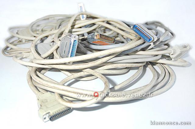 Câbles parallèle 6ft IEEE-1284 DB25 M/F Centronics C36 pour périp