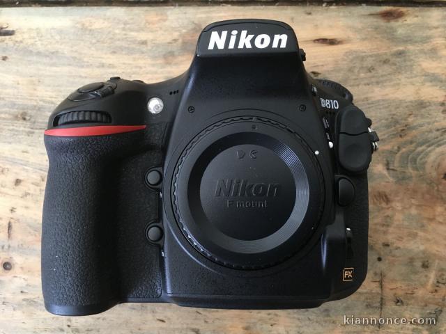 Nikon D810 encore sous garantie