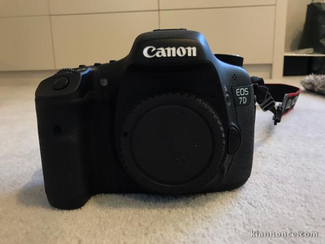 Canon 7D comme neuf encore sous garantie