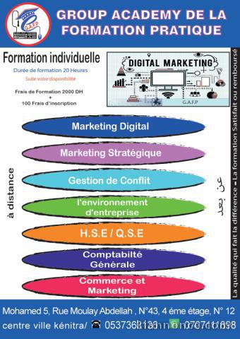 Formation pratique en marketing digital à distance 