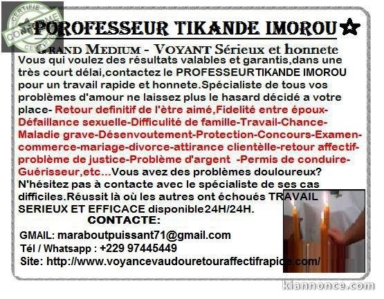 Marabout Africain Serieux en France, Retour Affectif Immédiat