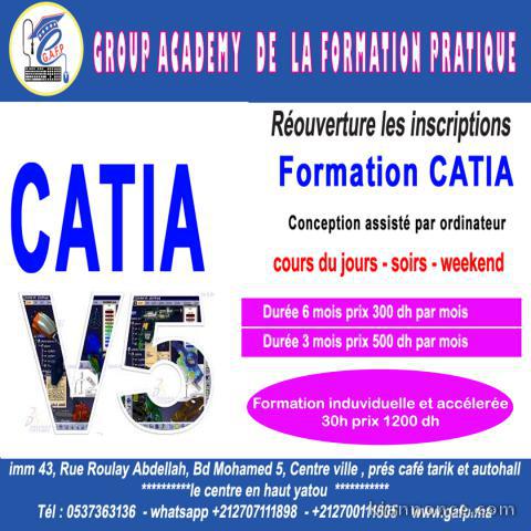 Formation Catia ( conception mécanique)   