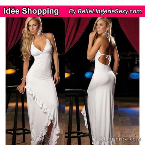 Robe longue blanche SVELTY