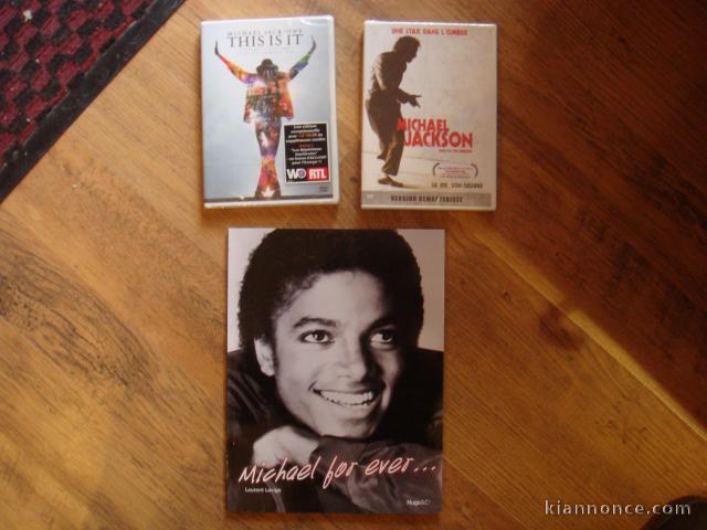 Livre + dvd Mickael Jackson Neuf