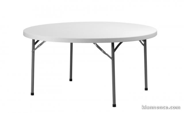 Table pliante Buffet Polyéthylène pas cher