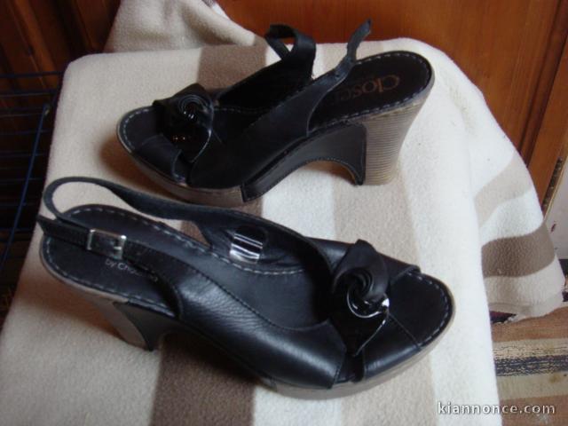 superbes chaussures cuir 40