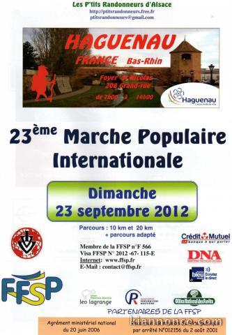 marche populaire de haguenau