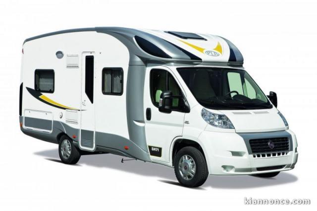 Camping car magnifique profilé 6m95 lit pavillon