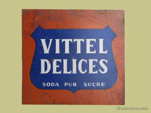 PLAQUE PUBLICITAIRE VITTEL