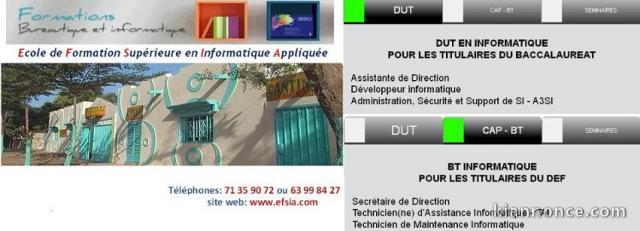   Ecole de Formation Supérieure en Informatique Appliquée