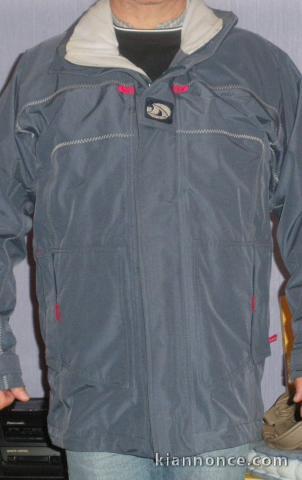 PARKA IMPERMEABLE BLEUE