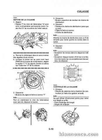 Manuel Atelier YAMAHA MT-03 - 2006 - Fr.