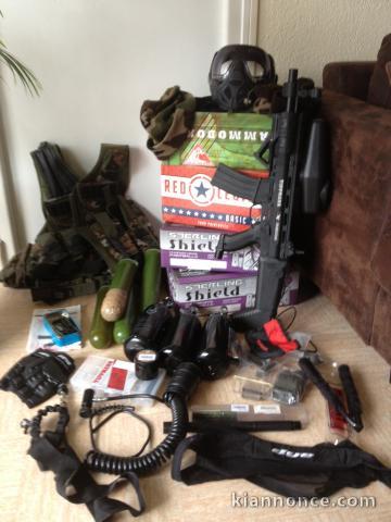 Lanceur paintball tippmann x7 phenom et equipement