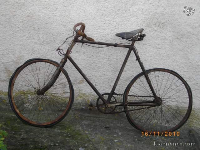 vieux velo ancien dame et course