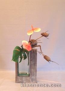 IKEBANA ROCBARON par Maître  Nicole CHESNEAU