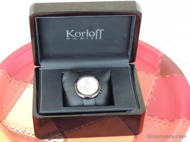 Jolie montre korloff neuve