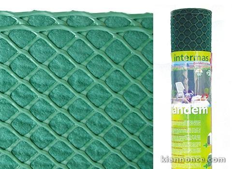 Brise vue OCCULTATION TOTALE 100% VERT OU GRIS TANDEM PRIX BAS
