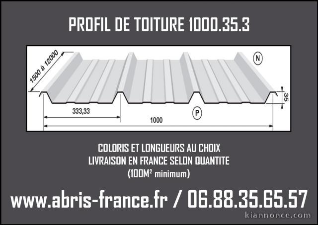 Tôle de bardage et de couverture 