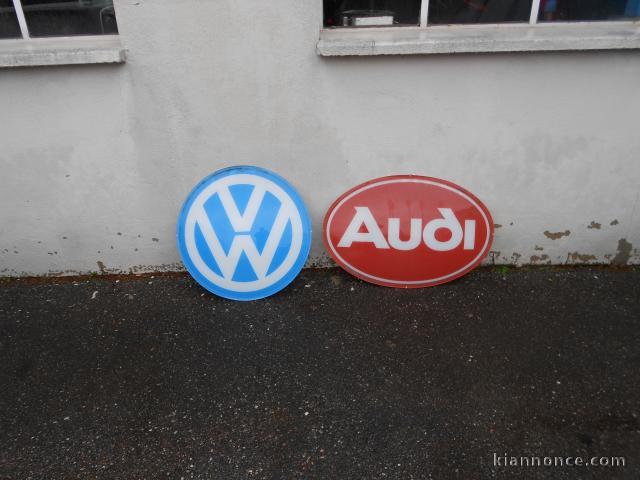 panneau PUBLICITAIRE   VW 