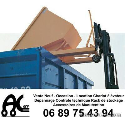 BENNE BASCULANTE POUR CHARIOT ELEVATEUR