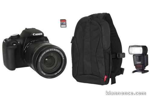 Canon Canon EOS 1200D 18-135mm + Sac 300EG + SD 8Go + Canon SPEED