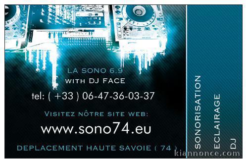 location sono Haute Savoie 74