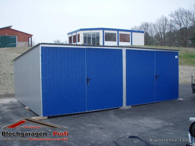 Garage en tôle 6 x 5 m