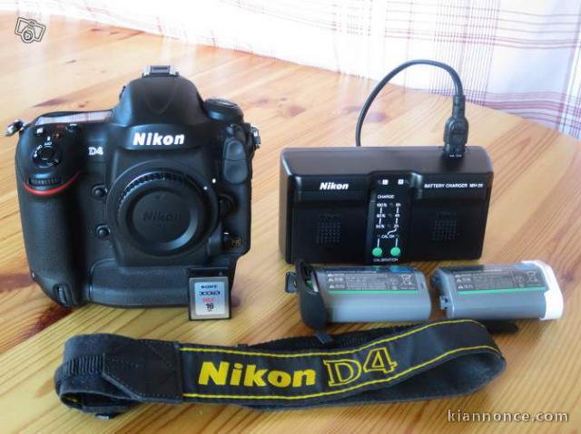 NIKON D4 OCCASION Excellent état 