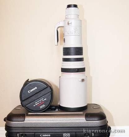 Objectif Canon EF 500mm L IS 4 USM garantie