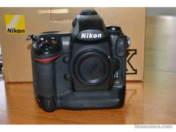Boitier Nikon D3X  objectifs NIKON meme les séries manuelles AI e