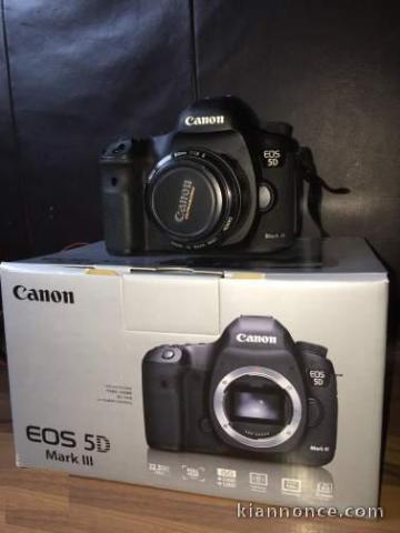 Canon 5D mark 3 avec objectif 50mm