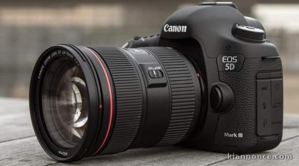 Canon EOS 5D Mark 3 encore sous garantie.