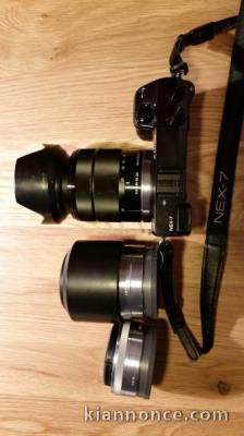 Sony Nex-7 + 3 objectifs