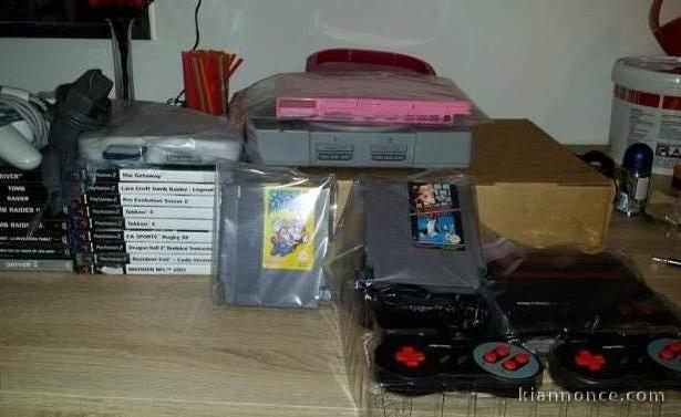 Consoles + jeux vidéos