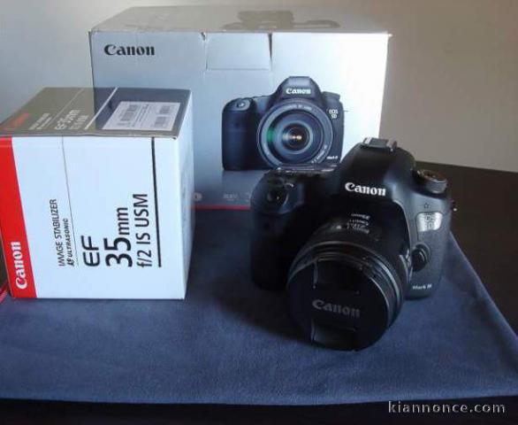 Canon 5D Mark III+objectif 