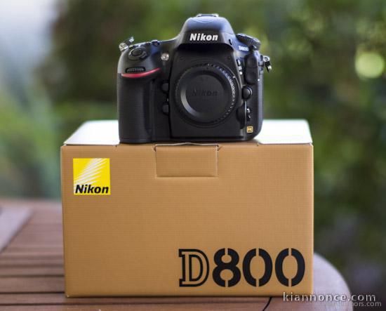 Nikon D800 (boitier nu) en parfait état.