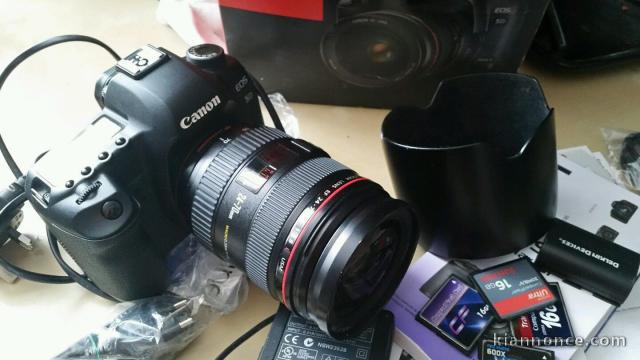 Canon EOS 5D Mark II 21,1 MP + 24-70mm 2.8 CON 3 BATTERIE E 4 sch