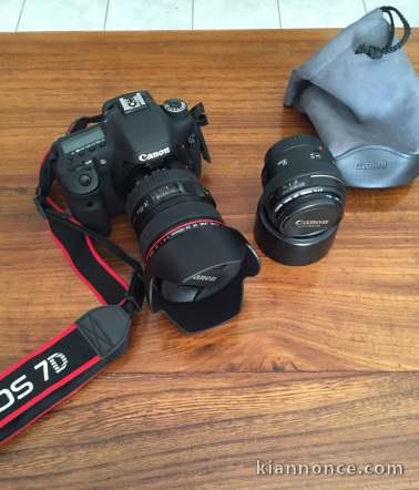 Canon eos 7d + objectifs